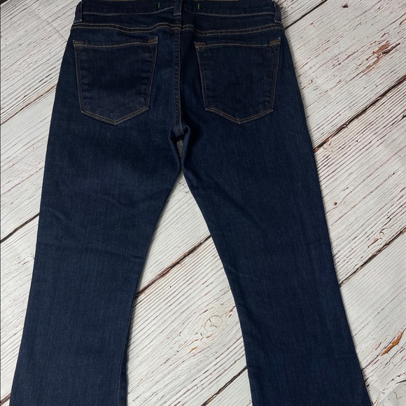 J Brand 25 GIG Pure dark wash mid-rise crop Flared - Picture 13 of 15